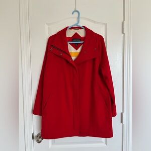 Pendleton Wool Coat, Red, Women’s Medium